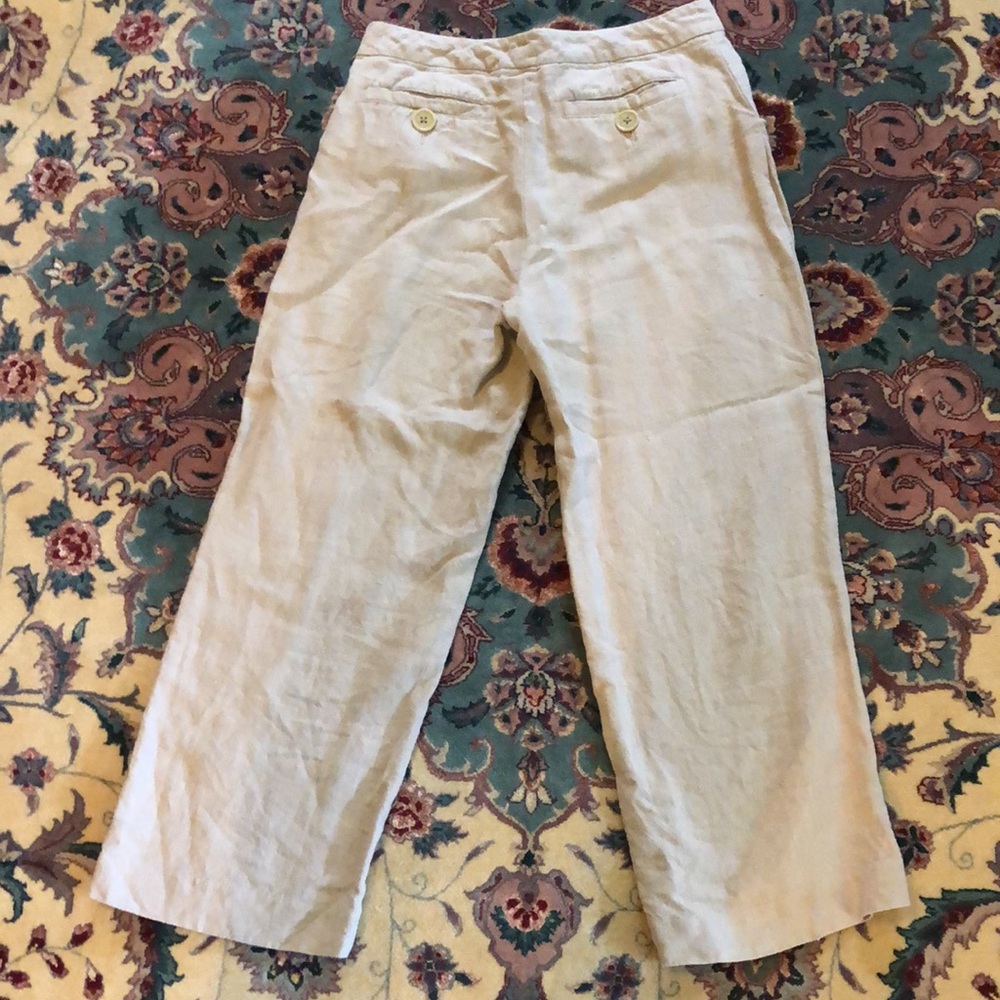Sundance Linen Crop Pant - Picture 3 of 3